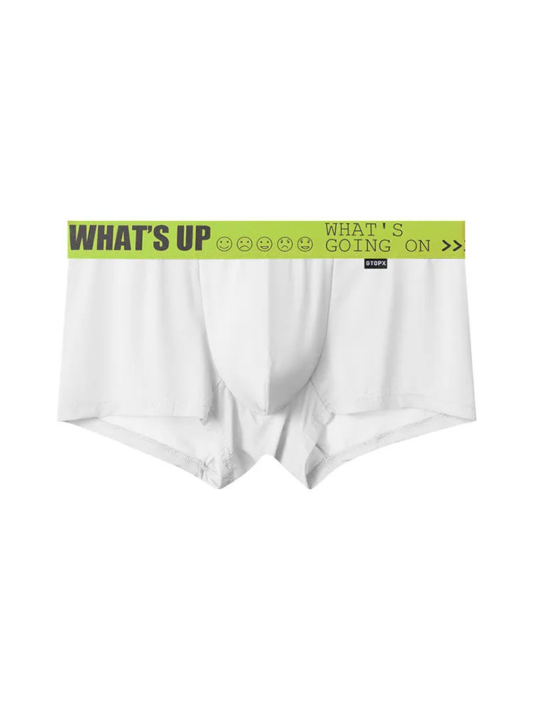 3-pack Men's Ice Silk Solid Color Breathable Briefs