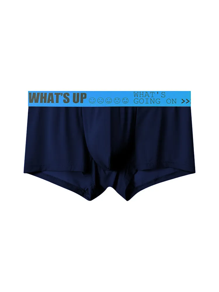 3-pack Men's Ice Silk Solid Color Breathable Briefs