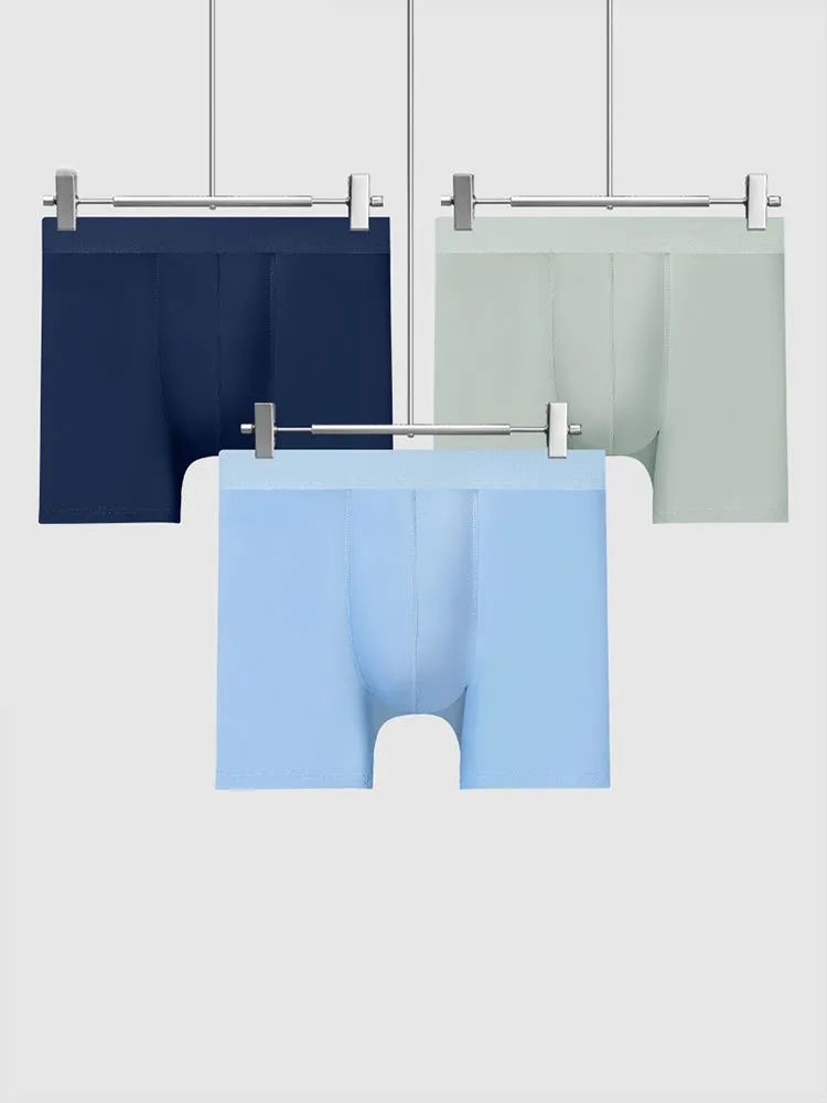 3 Pcs Breathable Sports BoxersBriefs