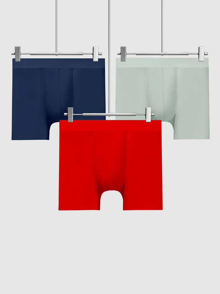 3 Pcs Breathable Sports BoxersBriefs