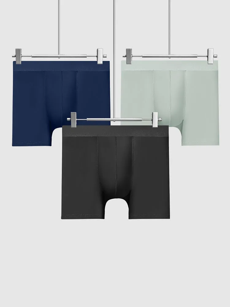 3 Pcs Breathable Sports BoxersBriefs