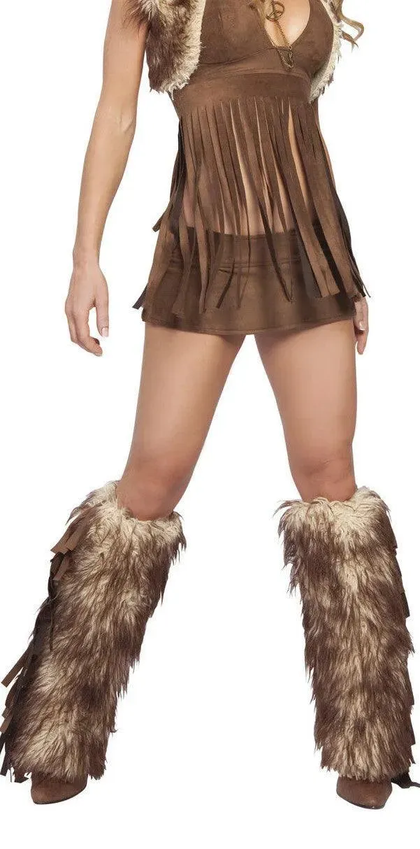 562 - Mohair Fringe Legwarmers