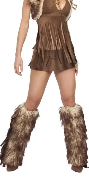 562 - Mohair Fringe Legwarmers