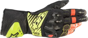 ALPINESTARS GP Tech V2 S Gloves - Black/Fluo Yellow/White/Fluo Red - XL 3556422-1503-XL