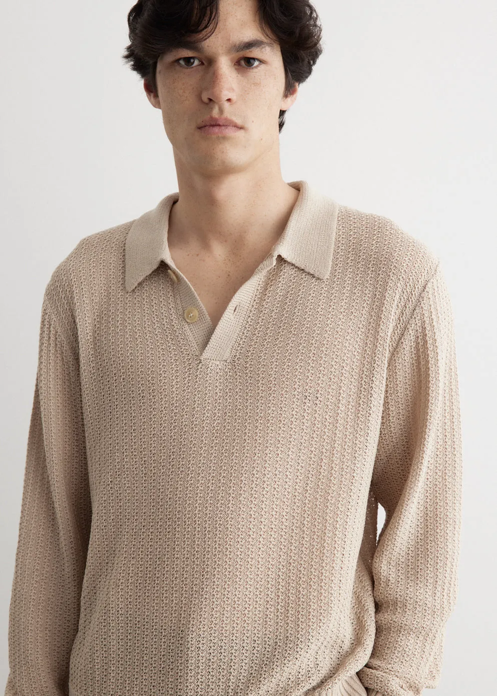 Echohead Knitted Polo Straw