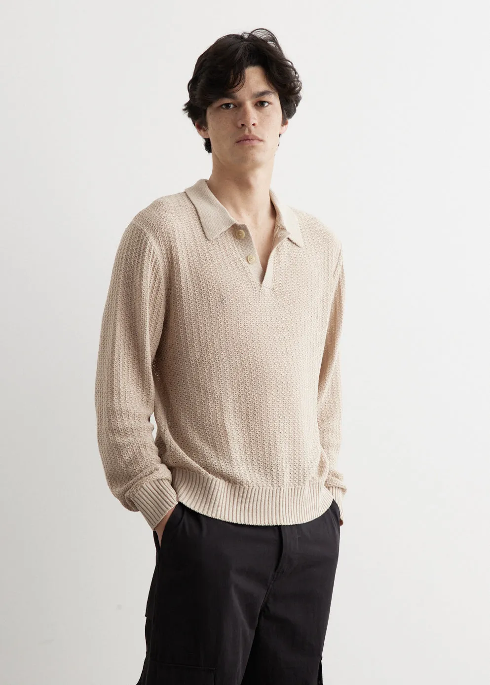 Echohead Knitted Polo Straw