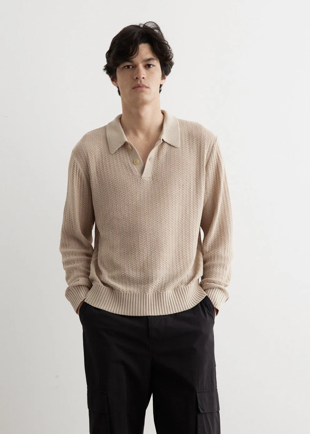 Echohead Knitted Polo Straw