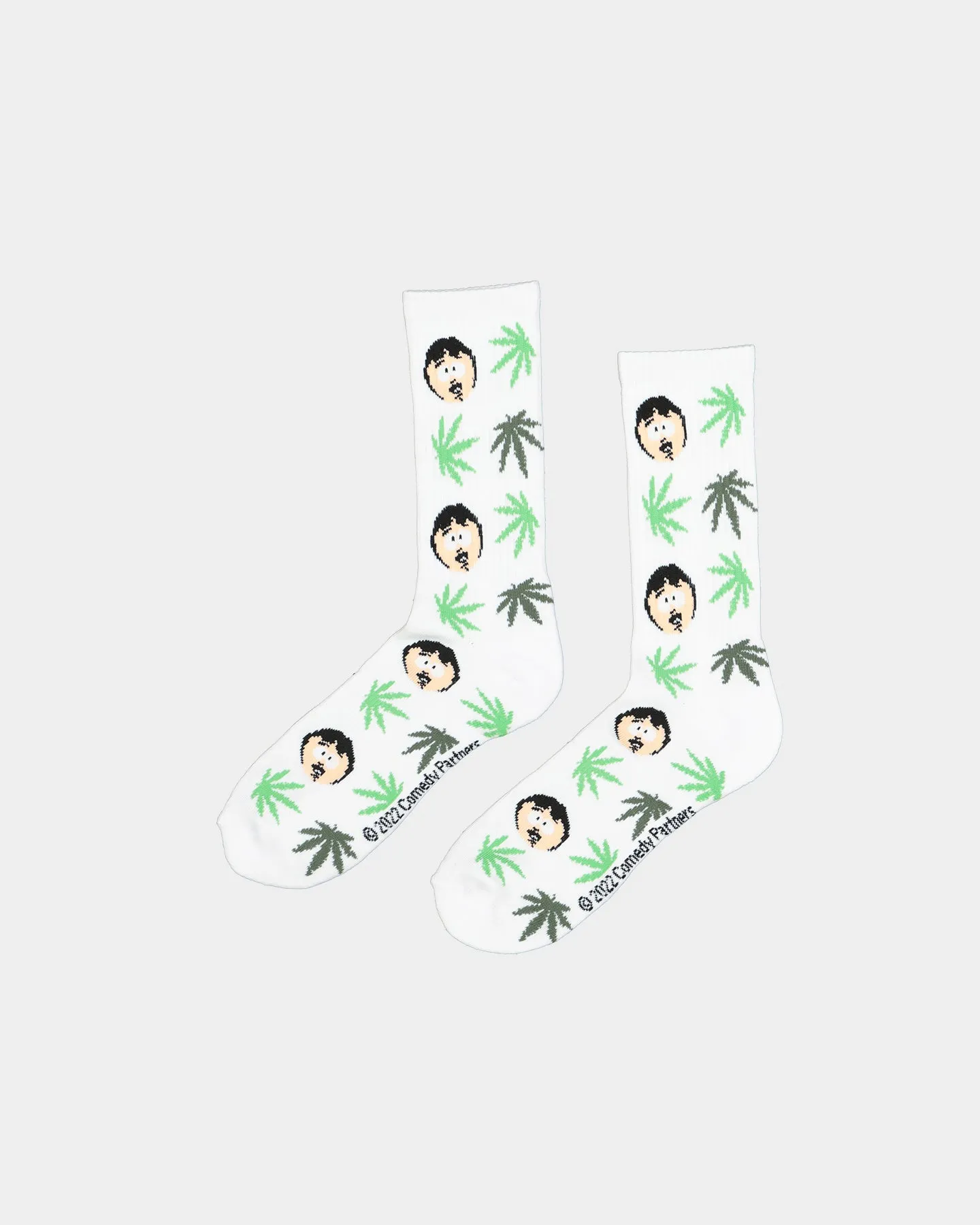 Goat Crew X South Park Randy Farm Socks 2 Pack White/Charcoal