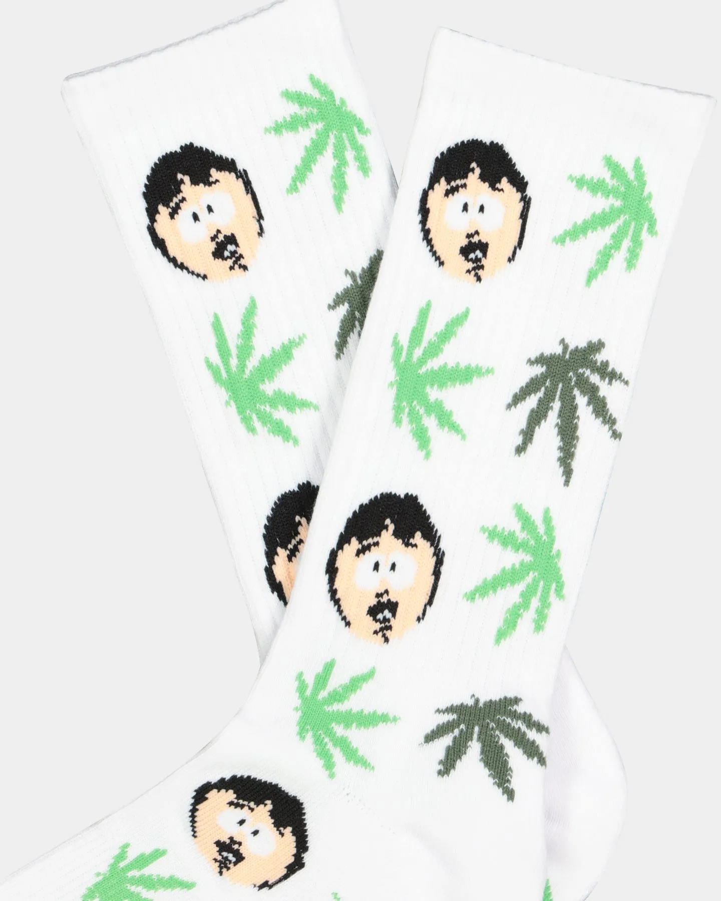Goat Crew X South Park Randy Farm Socks 2 Pack White/Charcoal
