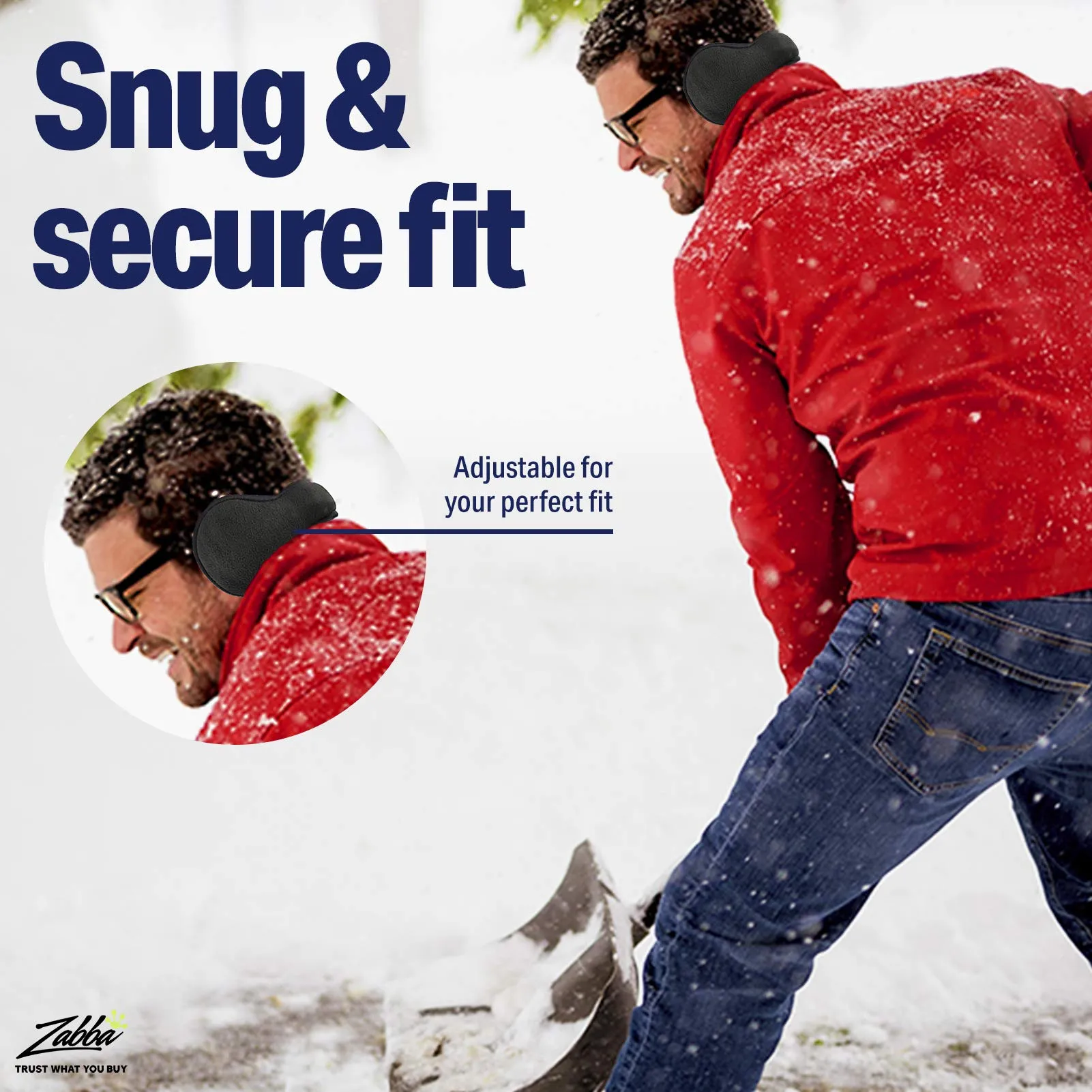 LUTHER PIKE SEATTLE Ear Muffs for Winter - Women & Men's Behind-the-Head Warmers﻿