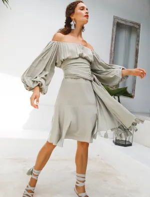 MARISSA BOHO MIDI DRESS