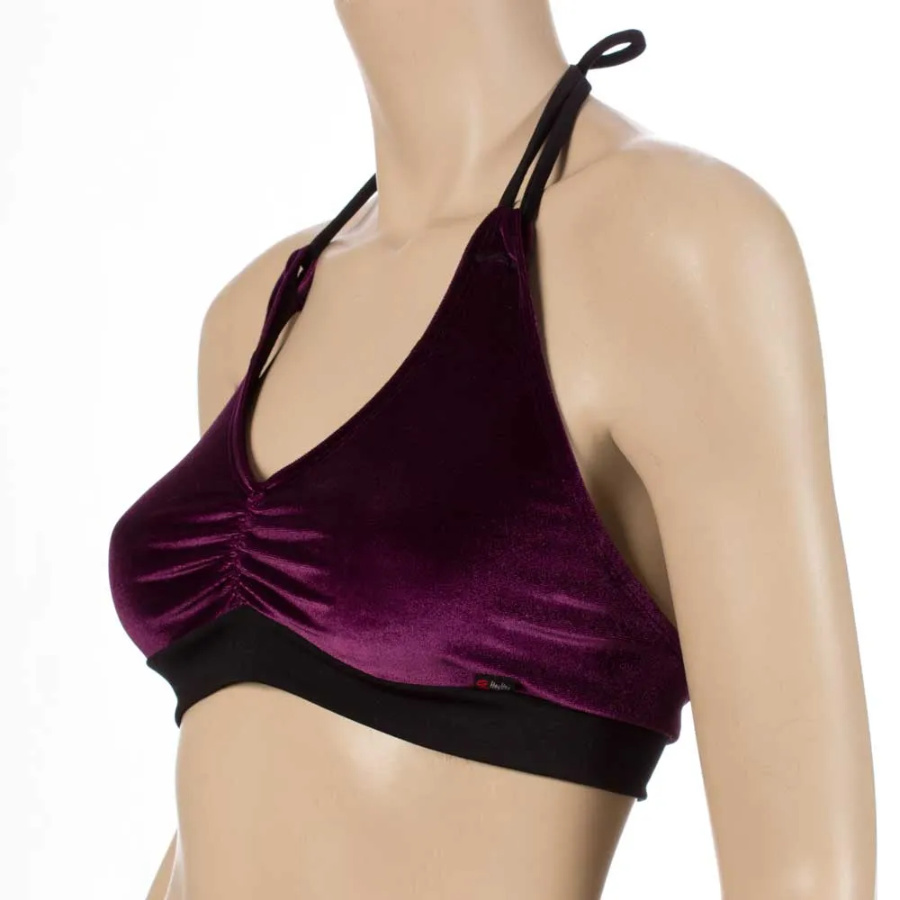 Monique Top- Wine Velvet