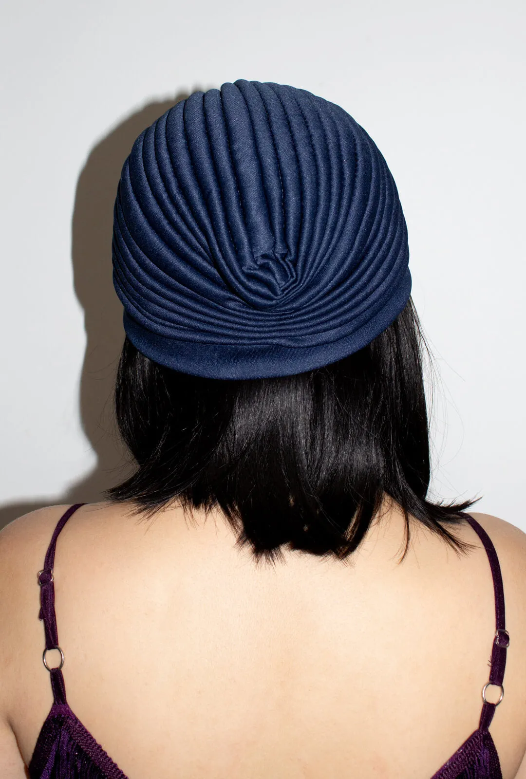 Navy Blue Turban
