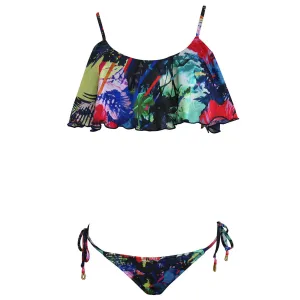 Salinas Lygia Floral Ruffle Top