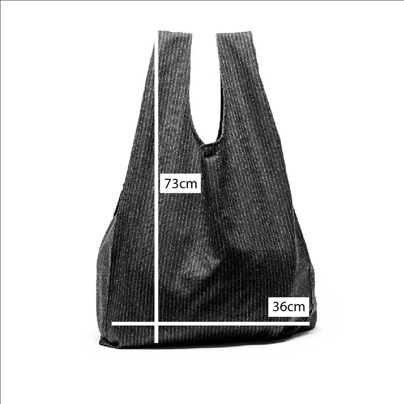 SHOPPER Denim Blue | Corduroy Bag