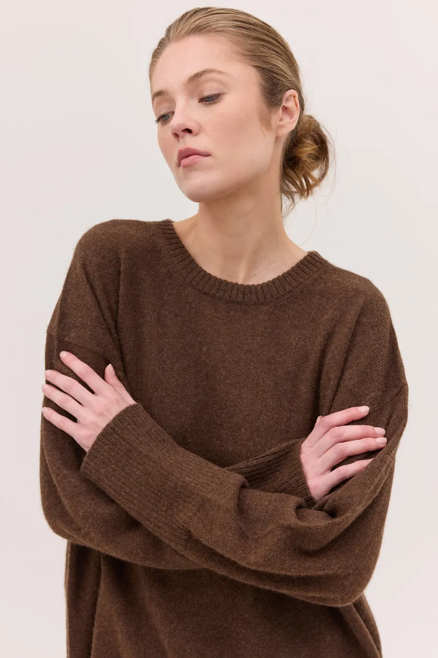 The Classic Crew Jumper Espresso