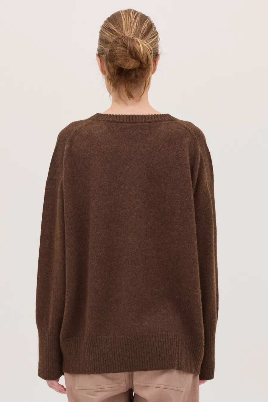 The Classic Crew Jumper Espresso