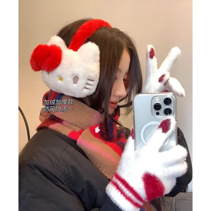 Women’s Winter Cat Plush Earmuffs
