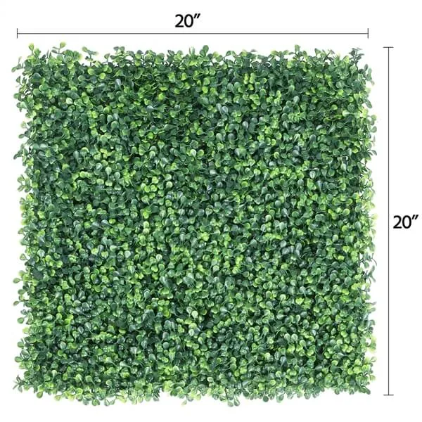 Yaheetech 12 PCS 20"x 20" Artificial Boxwood Panels